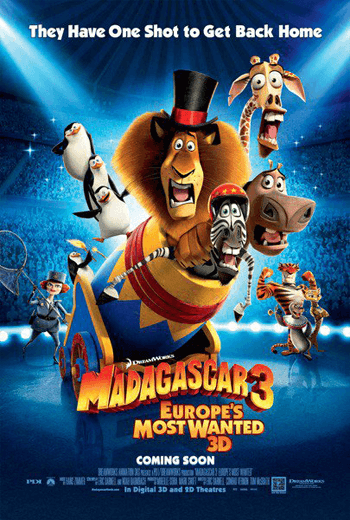ดูหนัง Madagascar 3: Europe's Most Wanted มาดากัสการ์ 3 ข้ามป่าไปซ่ายุโรป เต็มเรื่อง - เว็บดูหนังดีดี ดูหนังออนไลน์ 2020 หนังใหม่ชนโรง